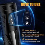 7 Frequency Sucking and Rotating Adult Masturbation Machine Man Masturbate Cup - 图片 7