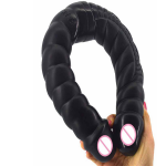 OEM Black Big Double Headed Dildo Adult Product - 图片 7