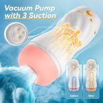 Upgraded 7 Vibration & Suction Hands Free Pocket Pussy Male Stroker Automatic Sucking Male Masturbators Adult Toy for Men - 图片 7