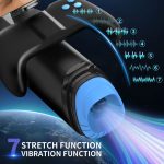 Automatic Male Masturbation Secret Men Electric Stroking Machine Hands Free Sucking Masturbator Cup Phone Holder Sex Toy for Men - 图片 7