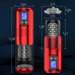 3D Sleeve Strong Stimulation Innovative Motors Telescoping LCD Display Automatic Male Stroker Thrusting Masturbation Cup for Men - 图片 7