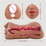 Hot Selling Men Massage Manual Masturbation Bust Silicone Doll Big Breast Skin Color Airplane Cup Male Masturber Cup Toys - 图片 7