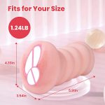 Easy to Clean Artificial Pocket Pussy Sex Toy Massager Vagina Anal Toys for Men TPE Male Masturbation Aircraft Cup - 图片 7