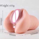 Wholesale TPE Artificial Pocket Pussy Sex Toy Massager Vagina Anal Toys for Men Silicone Male Masturbation Aircraft Cup - 图片 7