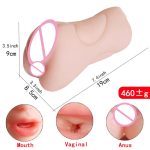 Hot Sell Artificial Vagina Men Masturbator Pocket Pussy Oral Sex Deep Through Sex Toys for Men Male Masturbation - 图片 7