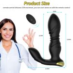 Charging Multi Frequency Vibration Prostatic Massager Thrusting Anal Plug Vibrators for Men Prostate - 图片 7