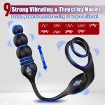 Wireless Remote Control 9 Vibrating Modes 3 in 1 Prostate Testicles Stimulator Male g Spot Vibrator Prostate Massager - 图片 7