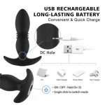 Prostate Massager Vibrating Anal Plug G-spot Vibrator Anal Training Device Silicon Toy Anal Plug Masturbation Stick for Gay - 图片 7