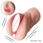 Hot Selling 3 in 1 Male Masturbator Cup for Man Vagina 4D Realistic Sex Toy for Men Sex Toys Massager for Men Latex Adult Shop - 图片 7