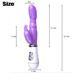 Powerful Rabbits Vibrators Vagina Clitoris Stimulator Double Head G-Spot Massager Sex Toys for Women Female Masturbator Sex Shop - 图片 7