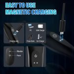 Prostate Massager Anal Plug Cock Ring Vibrator Sperm Lock Ring Delay Ejaculation Trainer Penis Ring Vibrator for Men - 图片 7