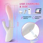 2024 Hot Selling Liquid Silicone Rabbit Vibrator Soft Intense Vibration G-spot Massage Clitoral Stimulation Sex Toys for Women - 图片 7