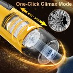 OEM Automatic Telescopic Rotation Male Masturbator Cup Vagina Masturbation Sex Toys Real Doll Toy - 图片 7