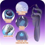 OEM Men's TPE Male Vibrator Sex Toys with 10 Vibration Patterns Soft Adult Masturbation Cup for Male Use - 图片 7