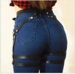 Hot Selling Fashion Punk Sexy Women Leather Harness Sets Erotic Gothic Lingerie Bdsm Harajuku Adjustable Body Bondage Lingerie - 图片 7