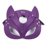 OEM fox Leather Eye Mask Role Play Helmet Bondage Masquerade Mask Other BDSM Products Toys - 图片 7