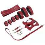 OEM Furry Plush Leather Handcuffs Adult Erotic BDSM Restraint Shackle Devices SM Bondage Handcuff Gear - 图片 7