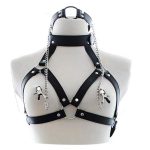 OEM Sexy BDSM Chest Garter Belts Leather Harness Women Erotic Underwear Body Bondage Fashion Bra Suspenders Fetish - 图片 7