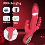 3 in 1 Female Rabbit Thrusting Vibrator for Woman G Spot Clitoris Stimulator Vagina Massager Anal Sex Toy - 图片 7