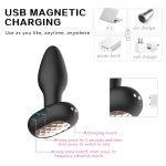 APP Control Male Anal Plug 10 Vibration Modes Anal Sex Toy Prostate Massager Vibrador Anal for Men Thrusting - 图片 7