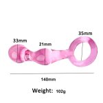 Wholesale Crystal Glass Dildo Penis Anal Beads Butt Plug Masturbation G-Spot Stimulation Adult Sex Toy for Women - 图片 7