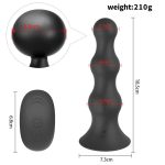 Hot Selling Adult Anal Toys Silicone Remote Control Prostate Massager Huge Butt Plug Expansion Inflatable Anal Plug - 图片 7