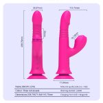 Sucking Rabbit Vibrating Thrusting Sex Toy for Women Female Massage Vagina G Spot Adult Product Vibrator - 图片 7