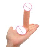 4.5 Inch Cheap Price Small Realistic Crystal Strong Suction Cup Mini Dildos for Women - 图片 7
