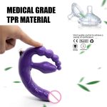 Sex Lesbian Double Dildo Vibrators Anal Dildo Vibrator Big Butt Plug Anal Dildo Vibrator for Lesbian Sex Games - 图片 7