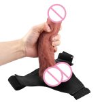 Hot Sale Reality Dildo Jelly G Spot Clitoral Stimulation Wearable Silicone Dildo Female Masturbator Strap on Dildo for Man - 图片 7
