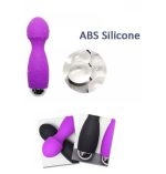 Waterproof AV Stick G-spot Vibrator USB Rechargeable Vibrating Egg Silicone Wand Massage - 图片 7