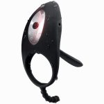 Men Sex Toy Penis Ring Silicone Double Cock Ring Vibrating Cock Ring Sex Products Massager Inflatable Anal Plug for Men - 图片 7