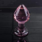 New Design Large Glass Butt Plug Anal SM Adults With Crystal Penile Glass Enlarged Anal Plug - 图片 8