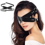 Pu Leather Personality Cross Sexy Eye Mask Party Costume Ball BDSM Women Men Game Decorative Party Eye Mask