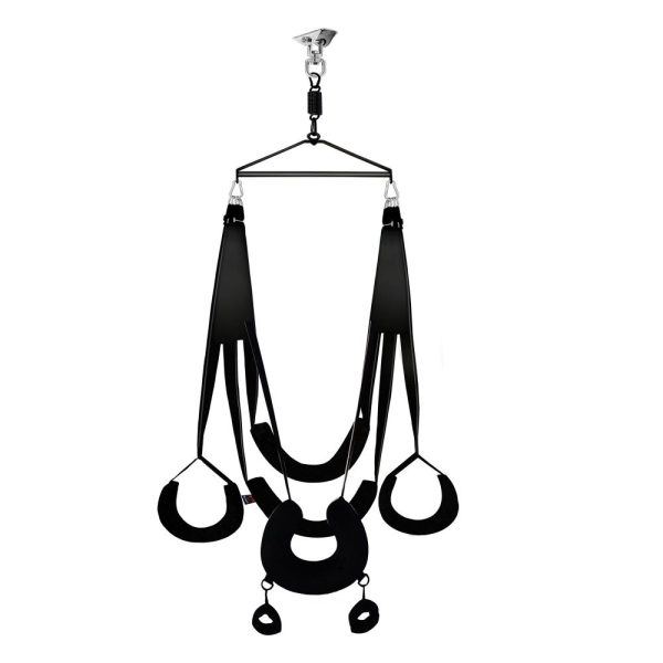 Higher Quality Nylon Sex Swing Chair with Triangle Frame Sling BDSM Bondage for Couple Sex Swing Set Adult Toys Sex Furniture