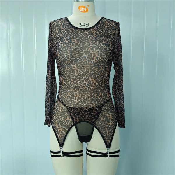 A New Long-sleeved, Hot, Sexy and See-through Fashionable Women's Lingerie Set, a Bestseller From Europe and America