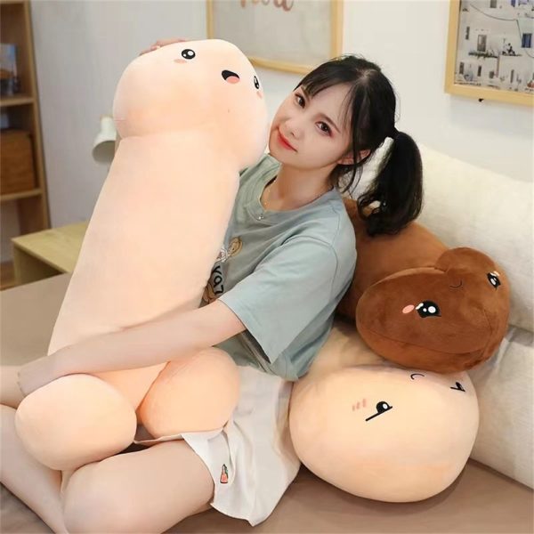 Custom Penis Plush Toy Simulation Plushie Real-life Penis Plush Hug Pillow Stuffed Sexy Interesting Gifts for Women