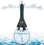 Wholesale New Electric 3 Speed Vibration Water Spray Vibrating Backyard Cleaner Adult Syringe Anal Plug Sex Toy Enema