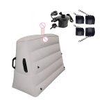 Bondage Furniture Dildo Mount Multi-functional Couples BDSM Sex Furniture Inflatable Sex Cushion with Handcuffs