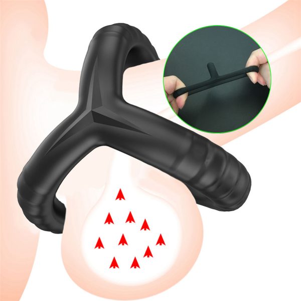 Penis Ring Reusable Silicone Semen Cocks Ring Penis Enlargement Delayed Ejaculation Sex Ring for Men