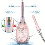 OEM Enema Douche Anti Back-Flow, Amal Douche Connected to Shower Hole,Enema Bulb with 7 Spouts