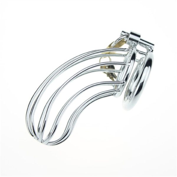 Penis Chastity Cage With Lock, Anti-affair Cage, Breathable Sanitary Stainless Steel Penis Cage for Male Penis