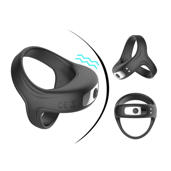 Vibrator Male Penis Rings Vibrating Cock Ring Clitoral Erotic Adult Male Masturbator Sex Toys for Man