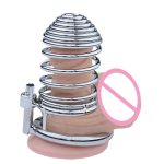 Metal Chastity Device Male Comfortable Virginity Lock Chastity Belt With Small Penis Cage