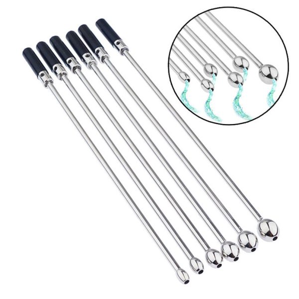 Male Urethral Dilator Metal Catheter Penis Plug Sounding Horse Eye Stimulation Adult Products Toys for Men Urethral Sound
