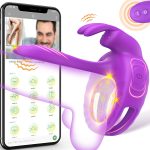 APP Vibrating Cock Ring Sex Toys, Adult Toys Penis Ring, Male Sex Toy Penis Vibrator