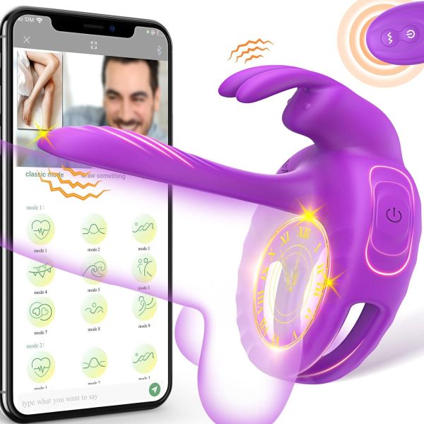 APP Vibrating Cock Ring Sex Toys, Adult Toys Penis Ring, Male Sex Toy Penis Vibrator