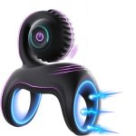 Snail Shape Penis Ring Spiral Head Cock Ring Sleeve Sex Toys G Spot Stimulation Vibrator Cock Rings for Men