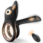 Double Penis Vibrator Ring Cock 10 Vibrating Patterns Clit Erotic Sex Men's Sex Toys