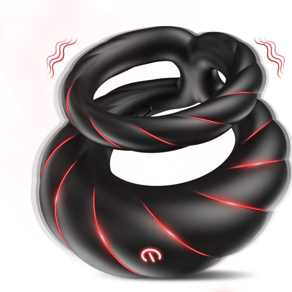 Adult Products Men's Vibrating Cock Ring Sex Toys Adult Male Sex Toys Longer, Harder, Stronger, Double Penis Vibrator Dildo